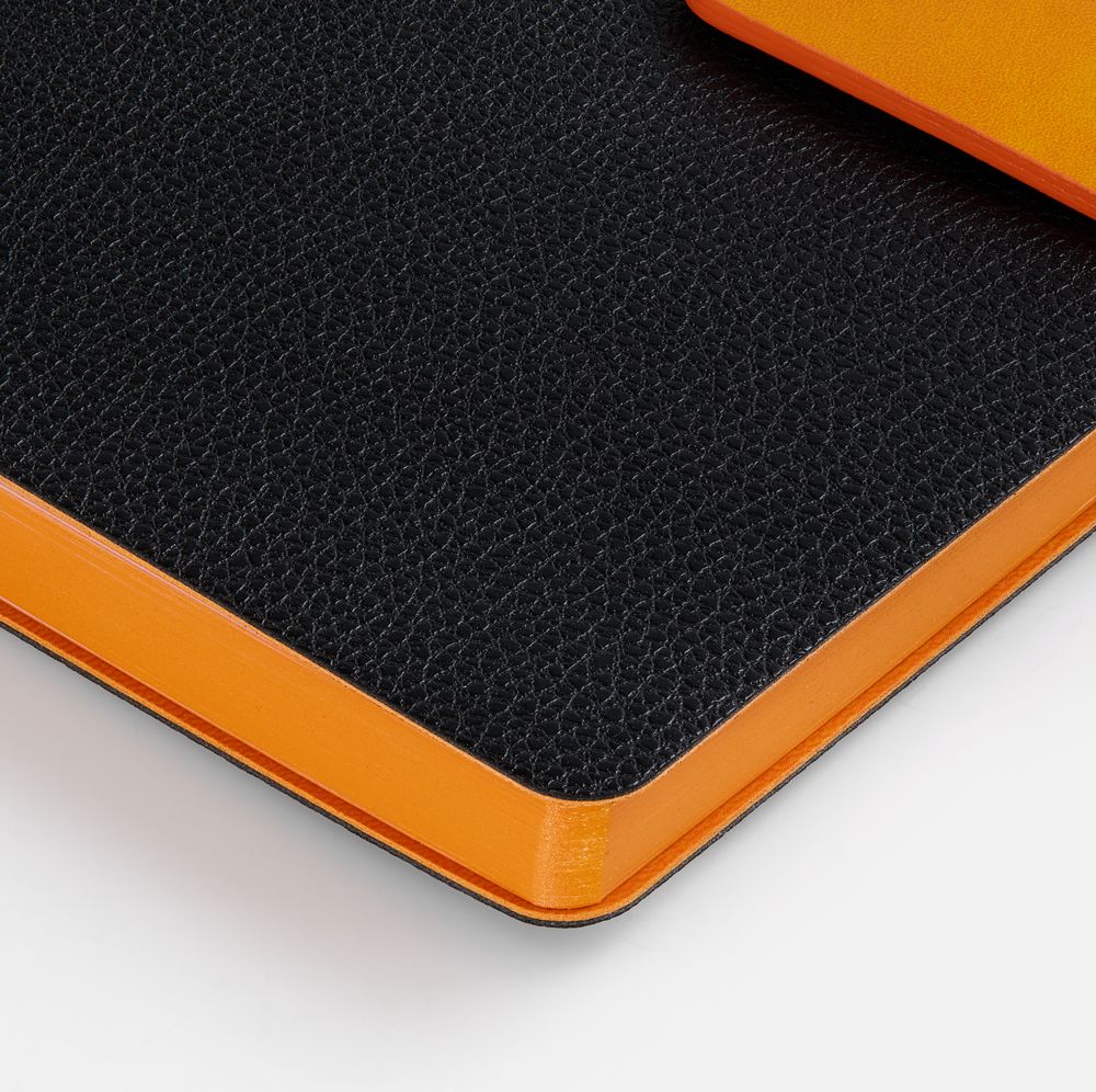 Ежедневник Boom, недатированный, черный с оранжевым — изображение 6
