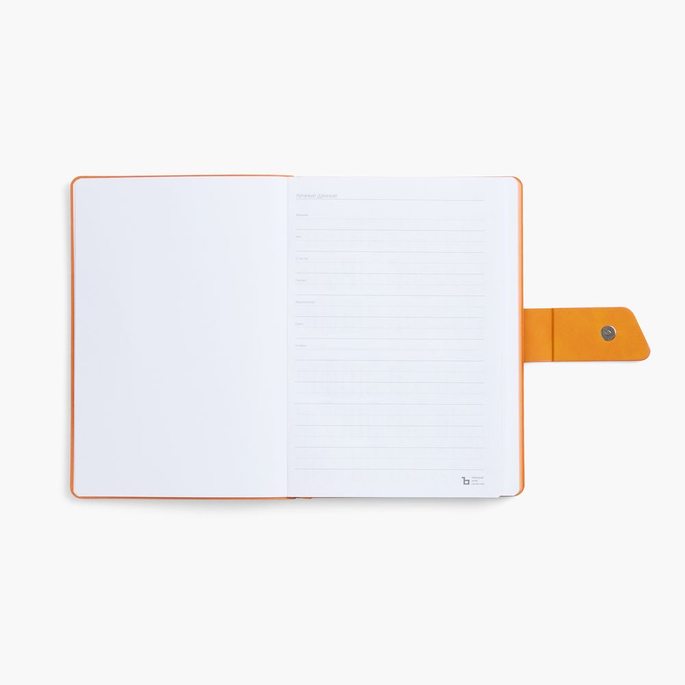 Ежедневник Boom, недатированный, черный с оранжевым — изображение 8