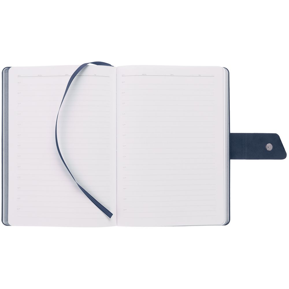 Ежедневник Boom, недатированный, черный с синим — изображение 9