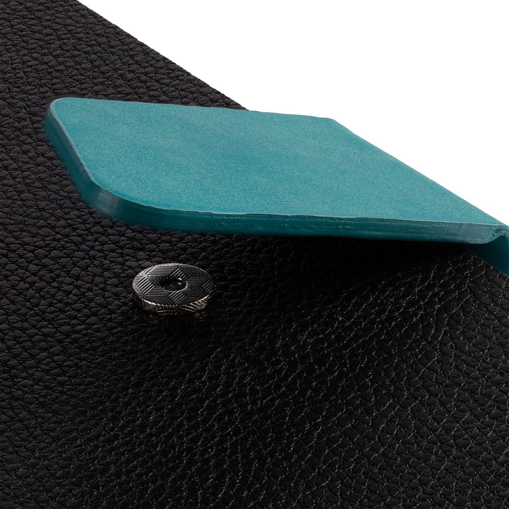 Ежедневник Boom, недатированный, черный с бирюзовым — изображение 7