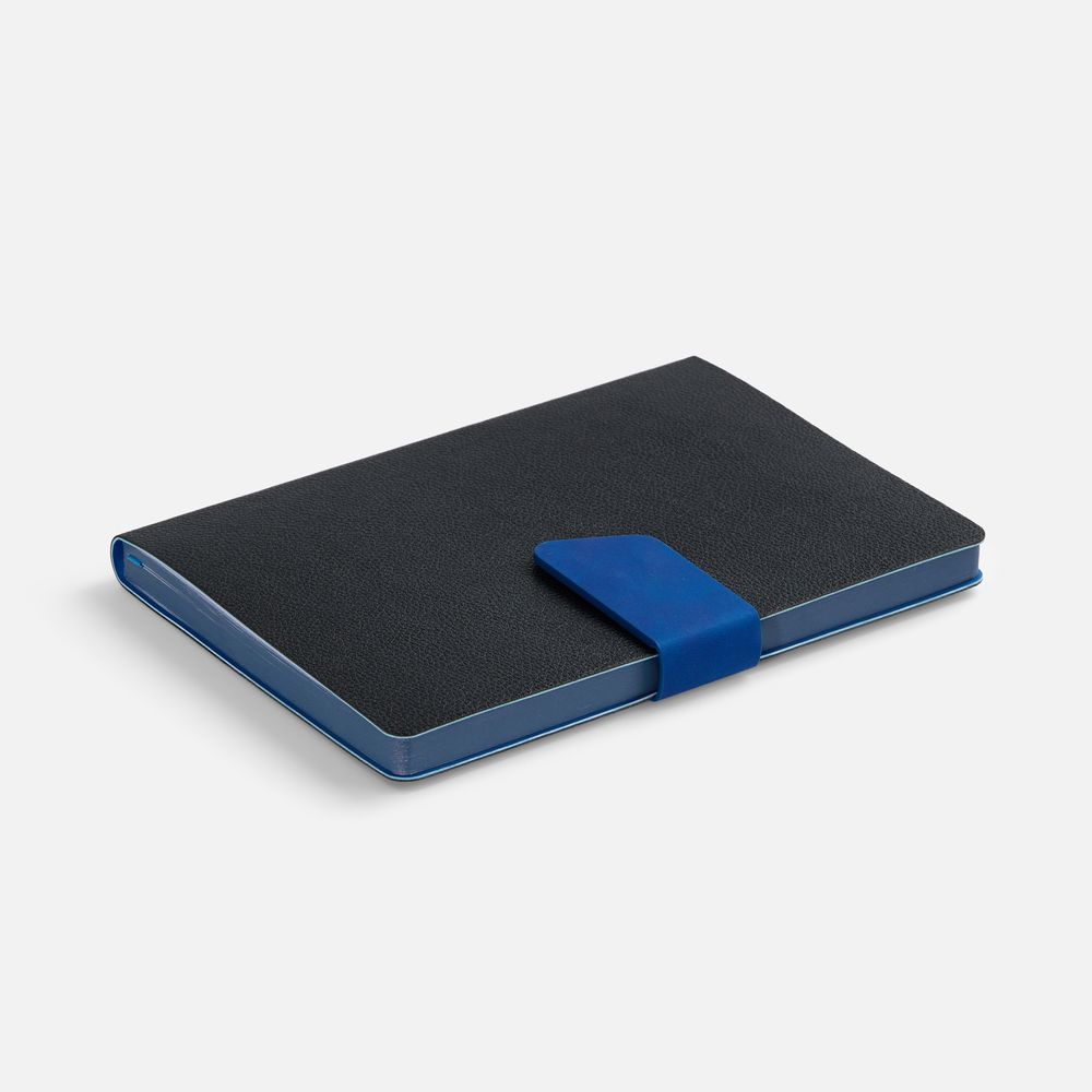 Ежедневник Boom, недатированный, черный c ярко-синий — изображение 5