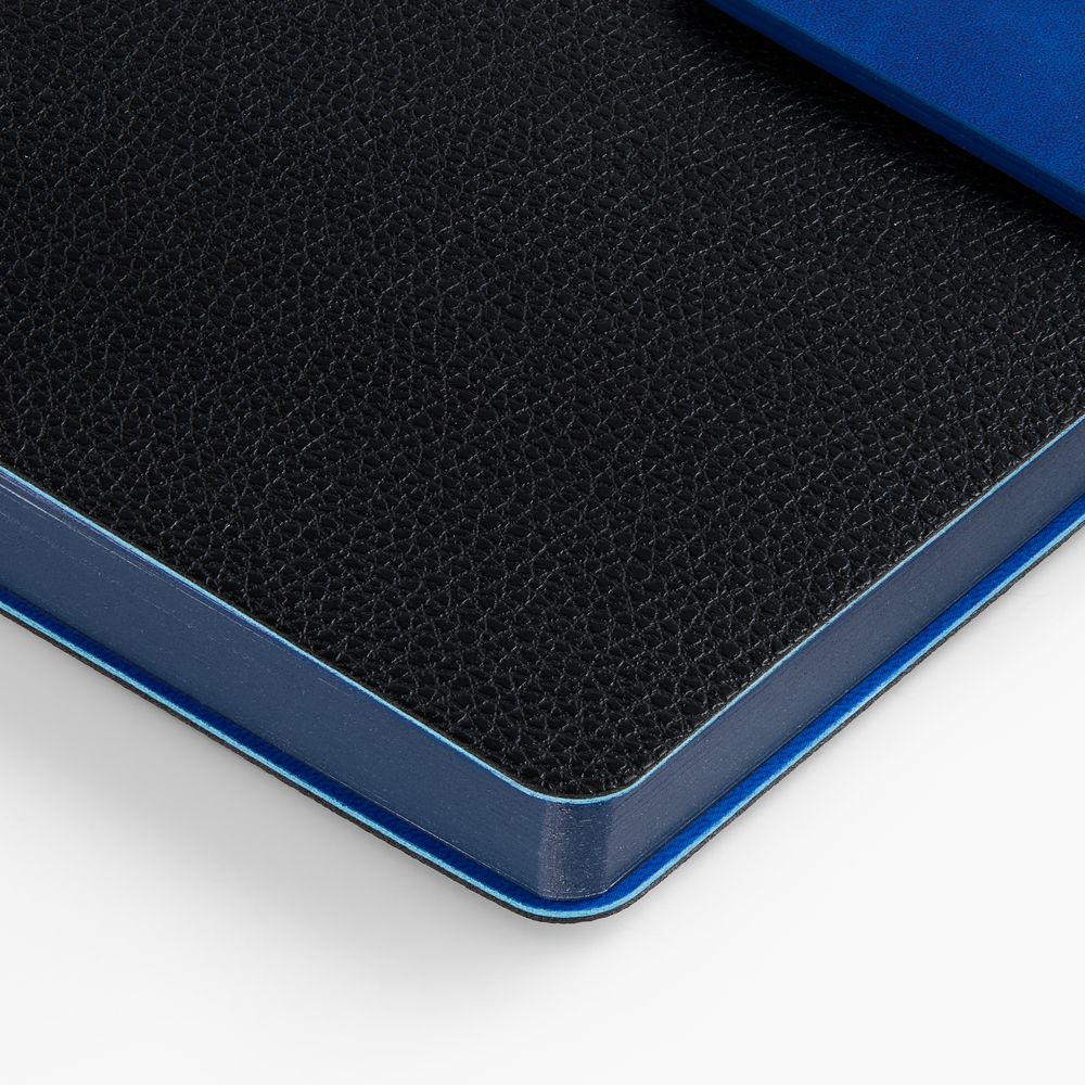 Ежедневник Boom, недатированный, черный c ярко-синий — изображение 6