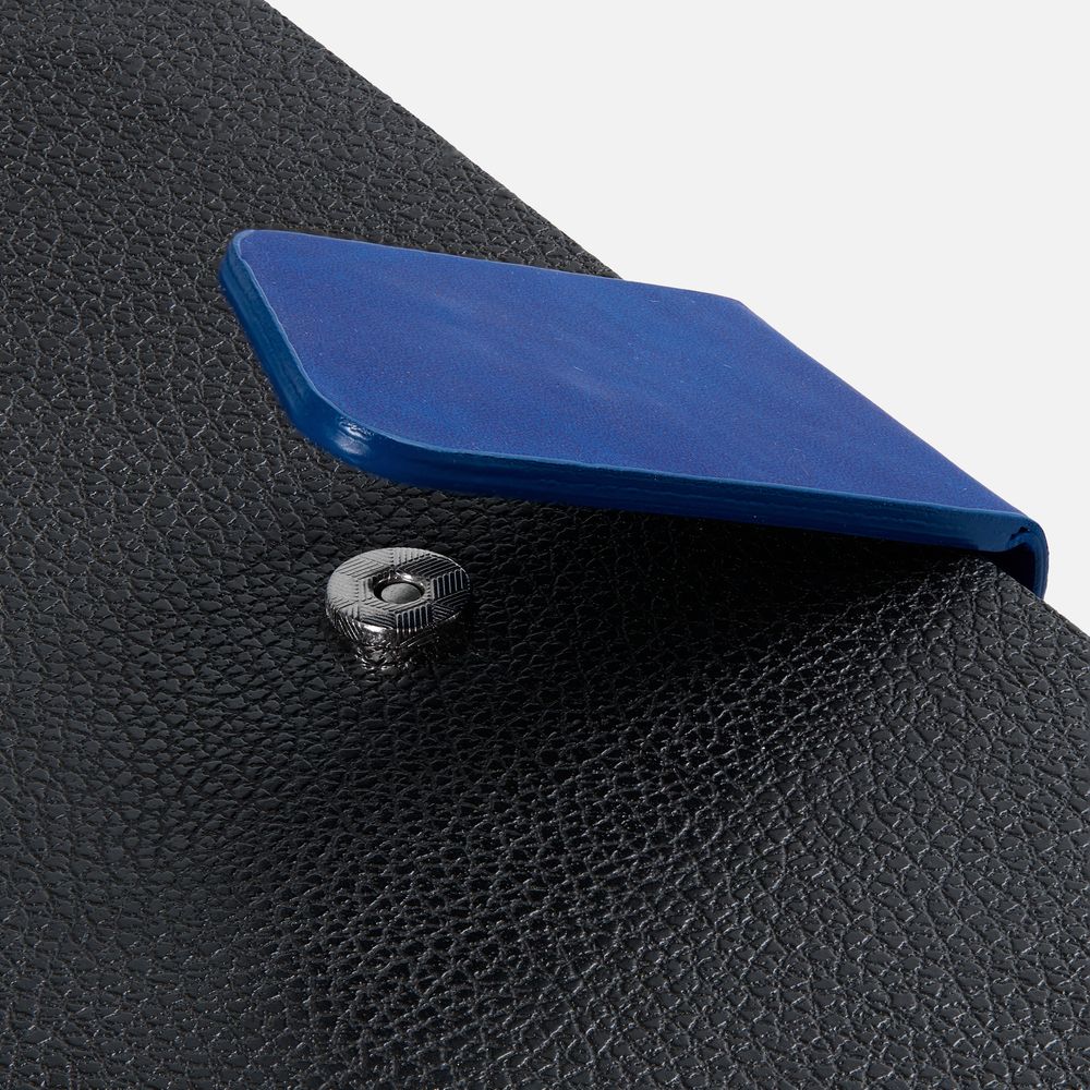 Ежедневник Boom, недатированный, черный c ярко-синий — изображение 7