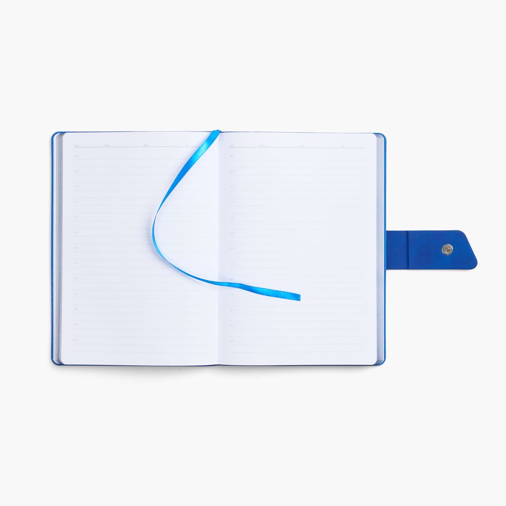 Ежедневник Boom, недатированный, черный c ярко-синий — изображение 10