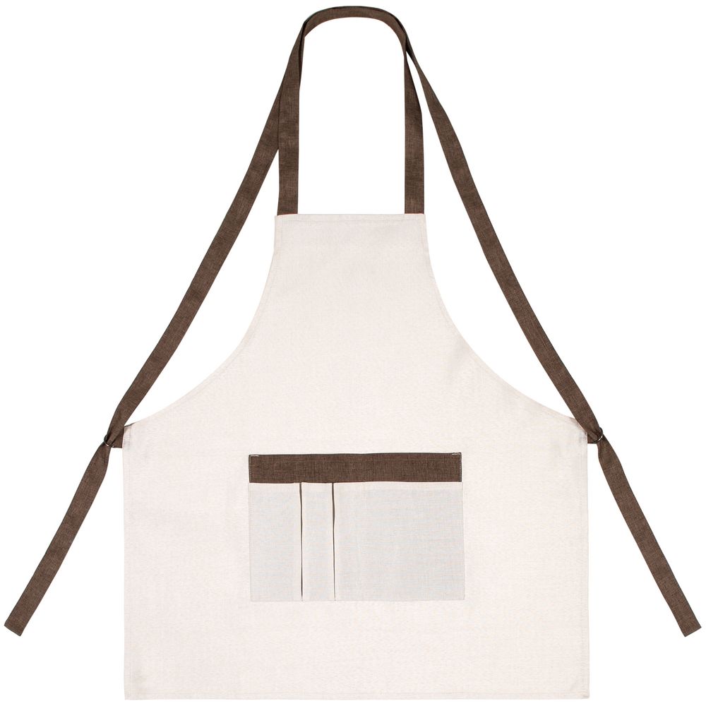 Фартук Settle In, светло-бежевый (молочный) — изображение 2