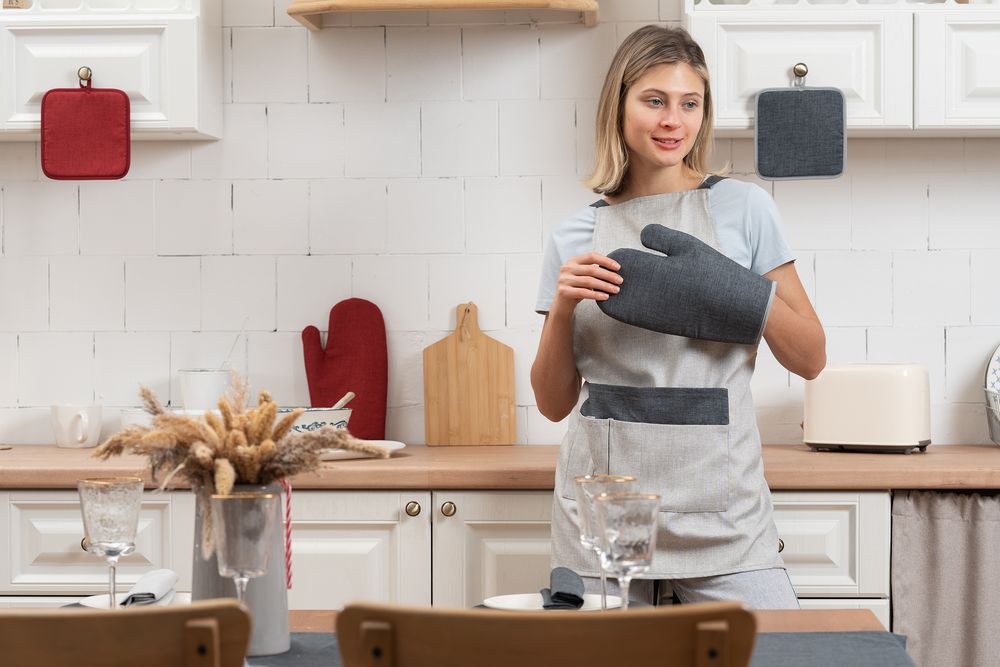 Прихватка Settle In, серая — изображение 7