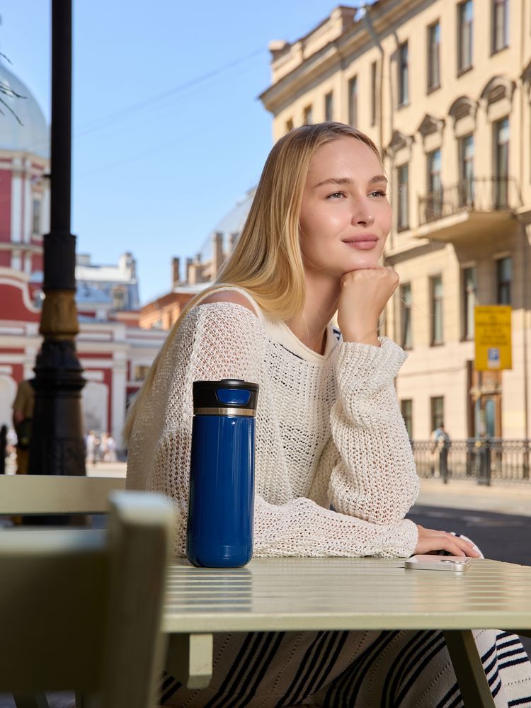 Термостакан Kilkee, синий — изображение 8