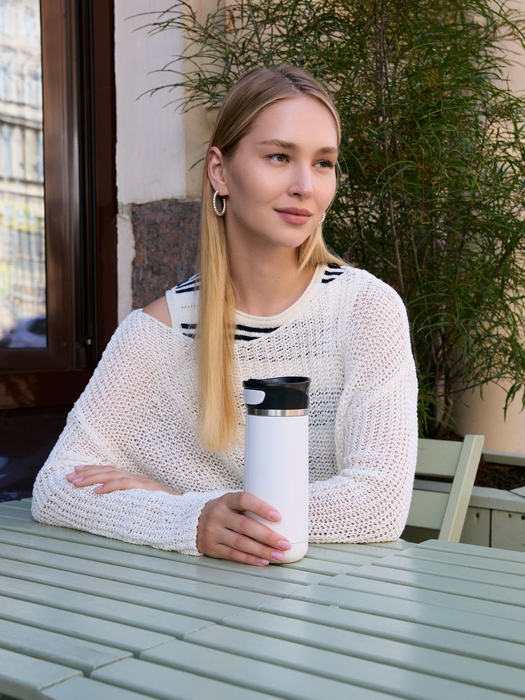 Термостакан Kilkee, белый — изображение 8