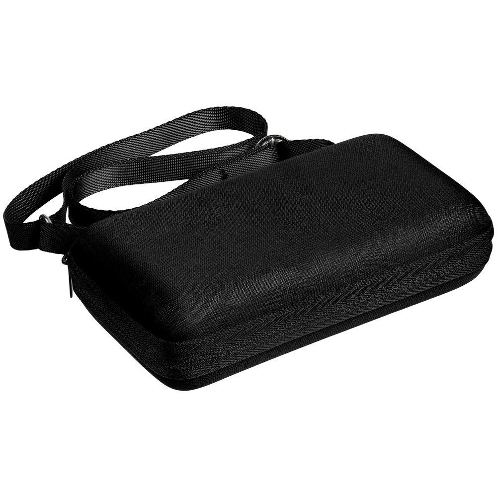 Зонт складной Color Action, в кейсе, черный — изображение 7