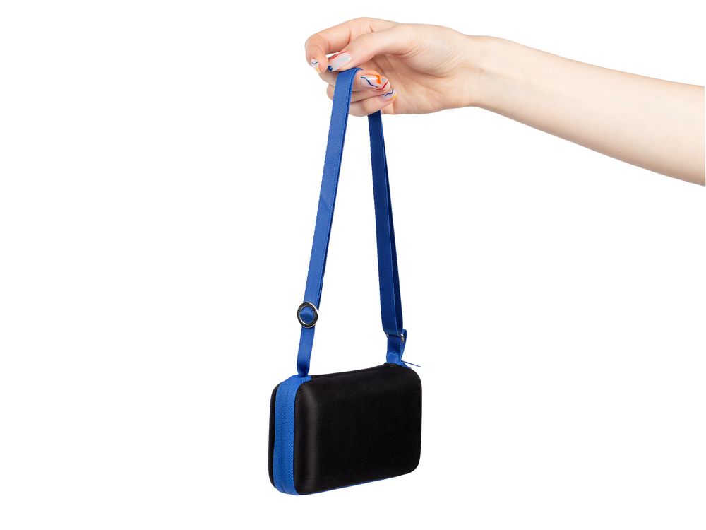 Зонт складной Color Action, в кейсе, синий — изображение 4