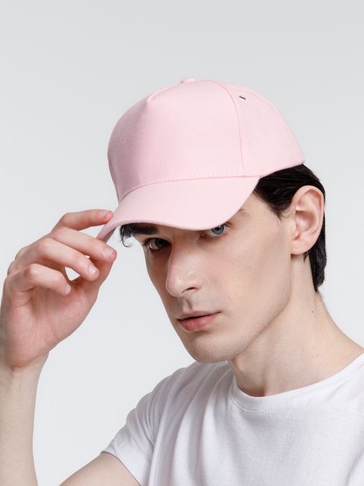 Бейсболка Standard, светло-розовая — изображение 9