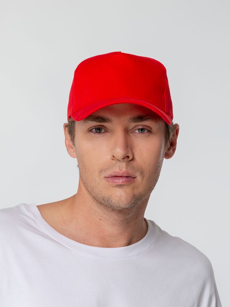 Бейсболка Standard, красная — изображение 5