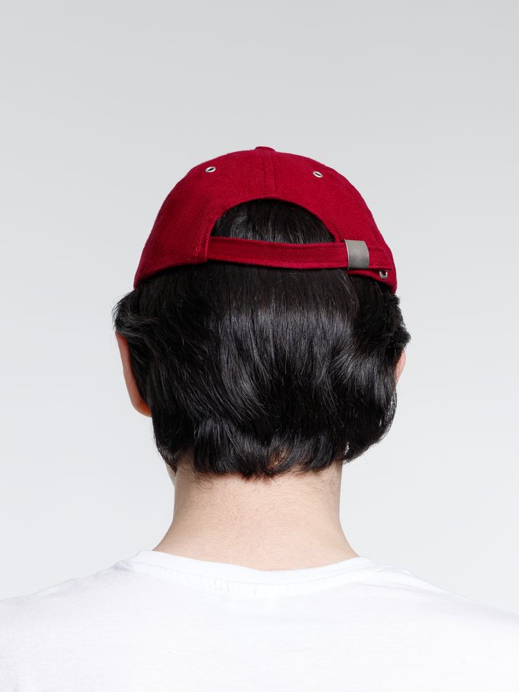 Бейсболка Standard, бордовая — изображение 11