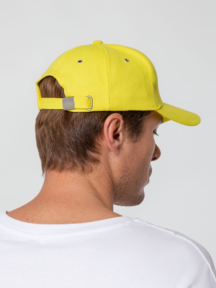 Бейсболка Standard, желтая (лимонная) — изображение 7