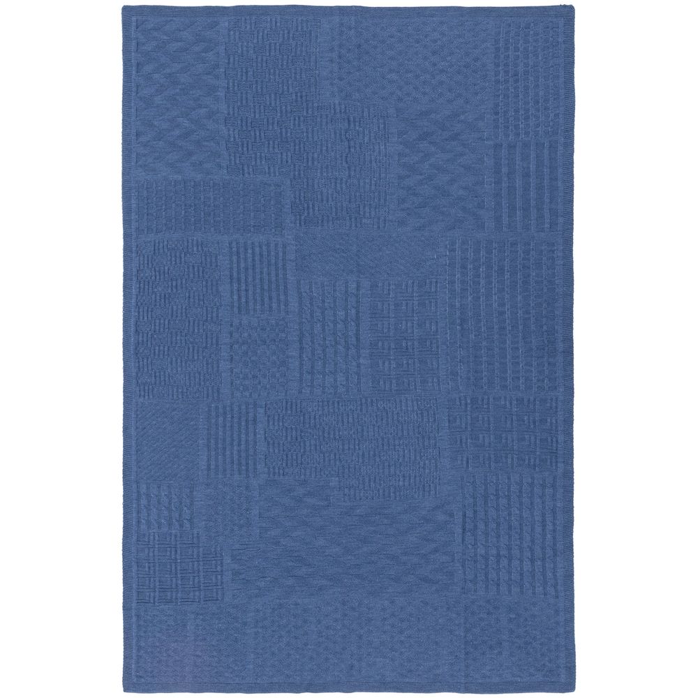 Плед Snippet, синий меланж (джинс) — изображение 3