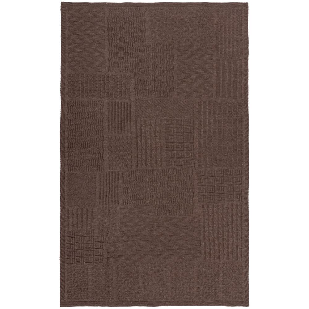 Плед Snippet, коричневый меланж — изображение 3