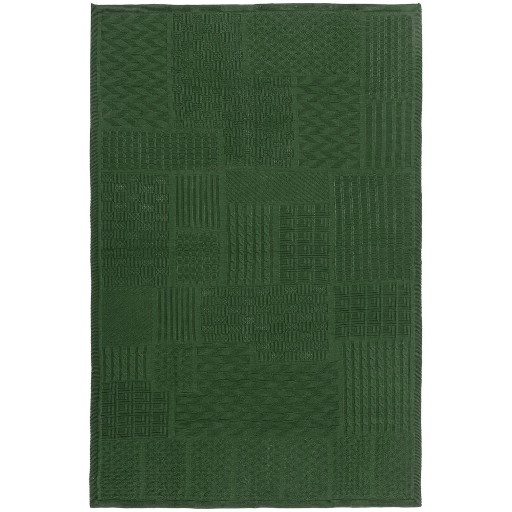 Плед Snippet, темно-зеленый — изображение 3