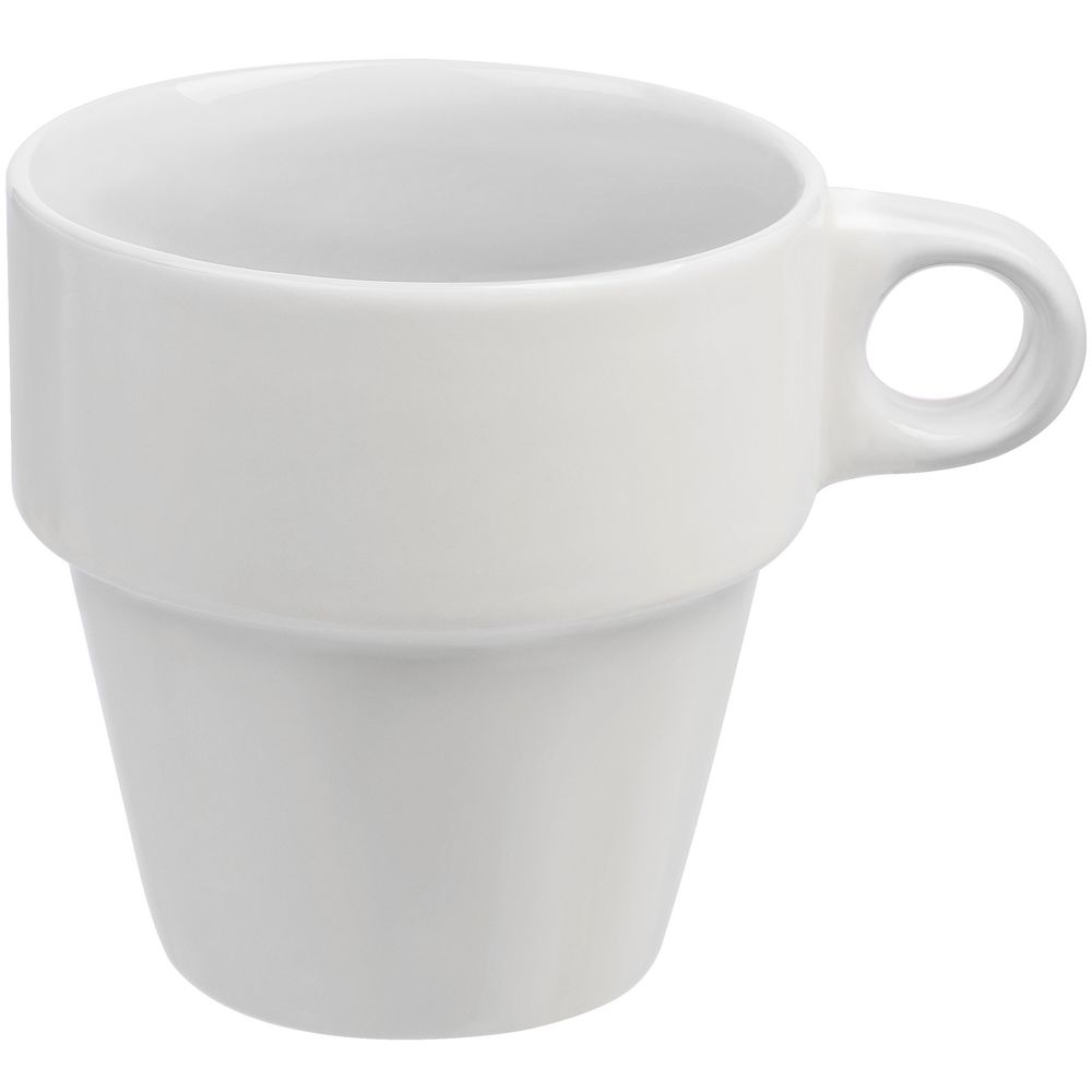 Набор из 4 кружек Inset с подставкой, белый — изображение 4