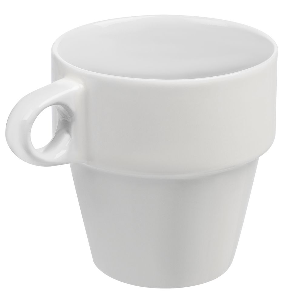Набор из 4 кружек Inset с подставкой, белый — изображение 5