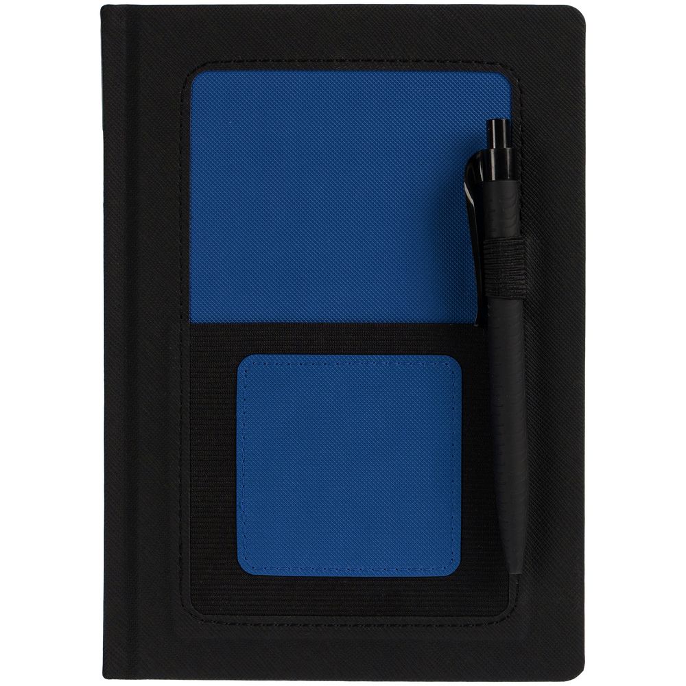 Ежедневник Mobile на заказ, недатированный, черно-синий — изображение 4