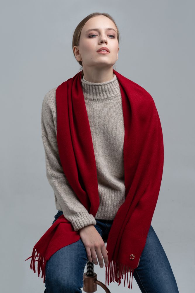 Шарф Graceful, красный — изображение 12