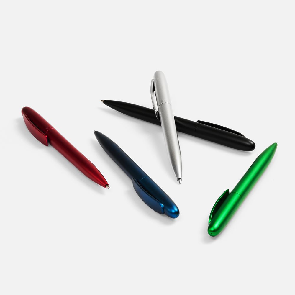 Ручка шариковая Moor Silver, красный металлик — изображение 6