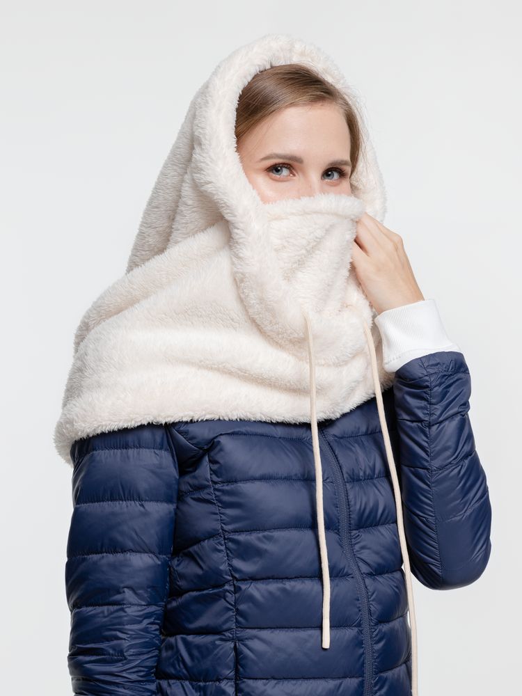 Балаклава-капюшон Flocky, молочно-белая — изображение 5