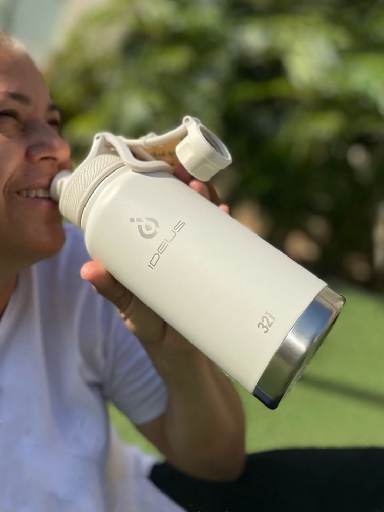 Термобутылка Fujisan XL 2.0, белая (молочная) — изображение 15