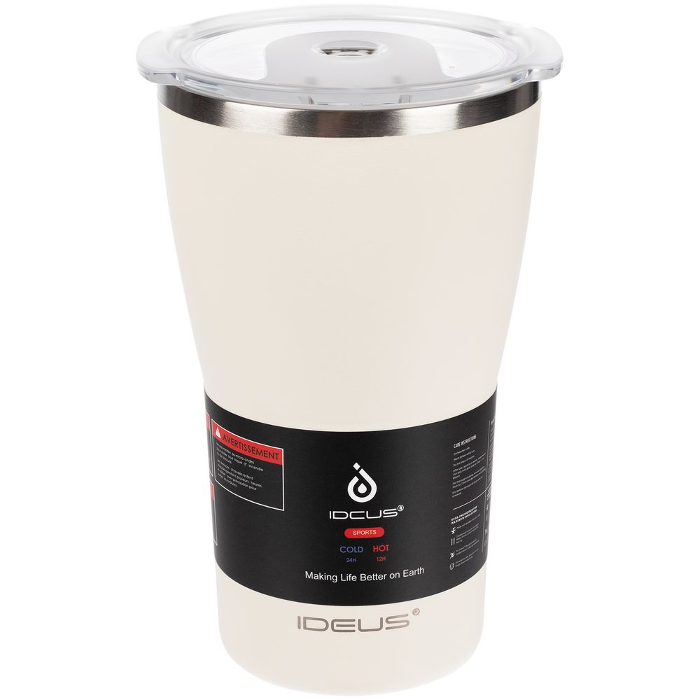 Термостакан Sapporo, белый (молочный) — изображение 10