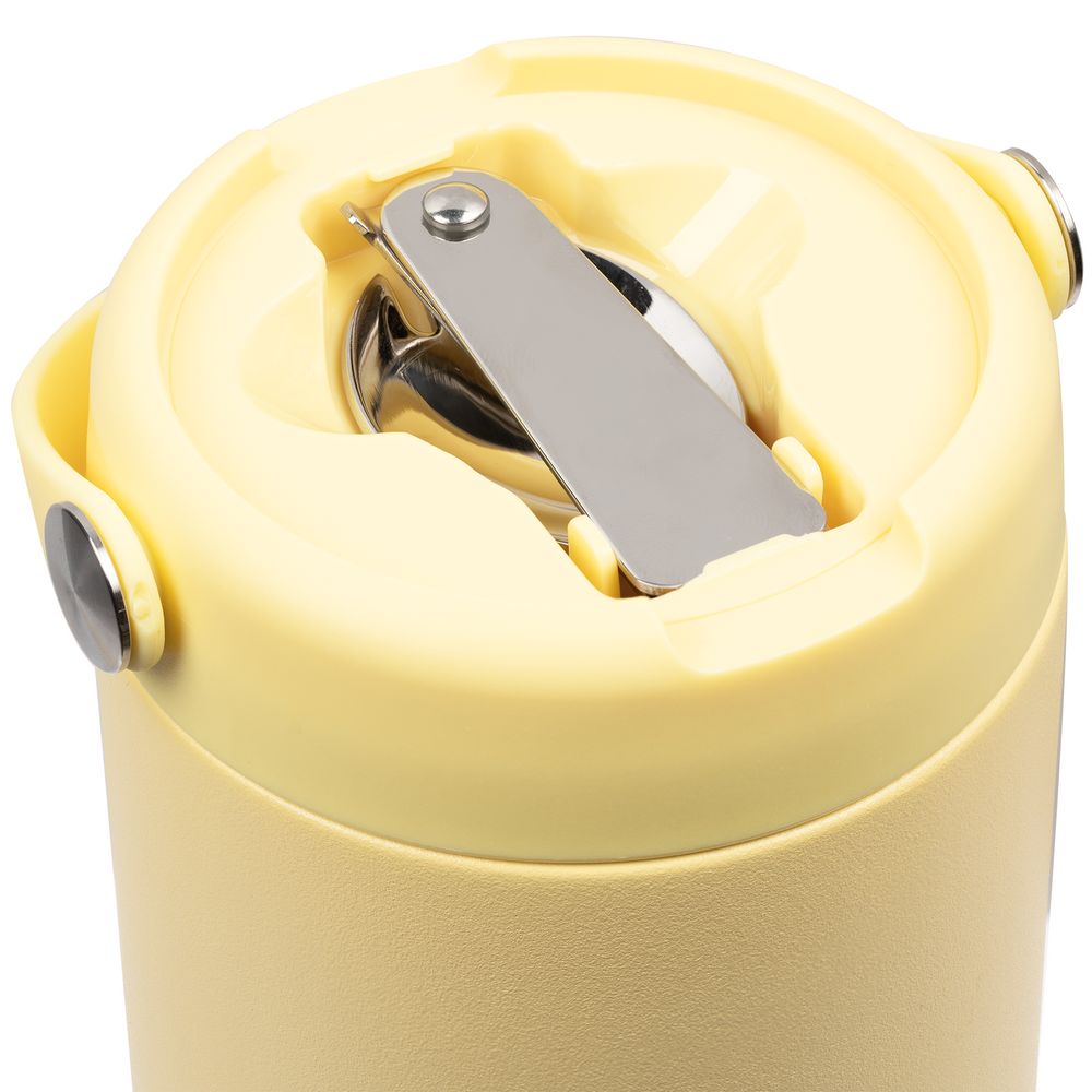 Термос для еды Tabenodo, желтый — изображение 5