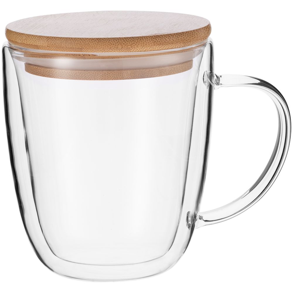 Кружка с двойными стенками Kupla с бамбуковой крышкой — изображение 3