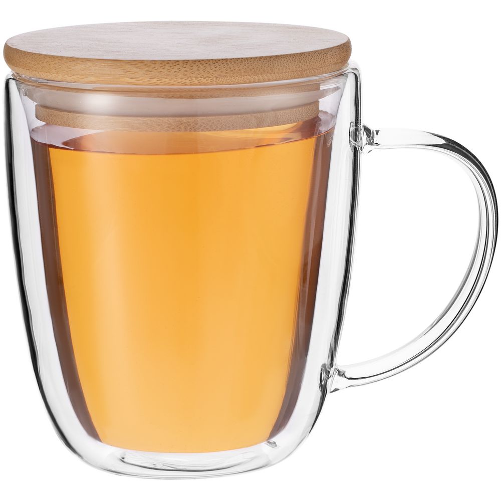 Кружка с двойными стенками Kupla с бамбуковой крышкой — изображение 2