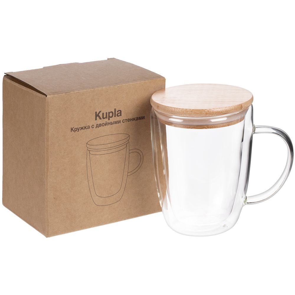 Кружка с двойными стенками Kupla с бамбуковой крышкой — изображение 8