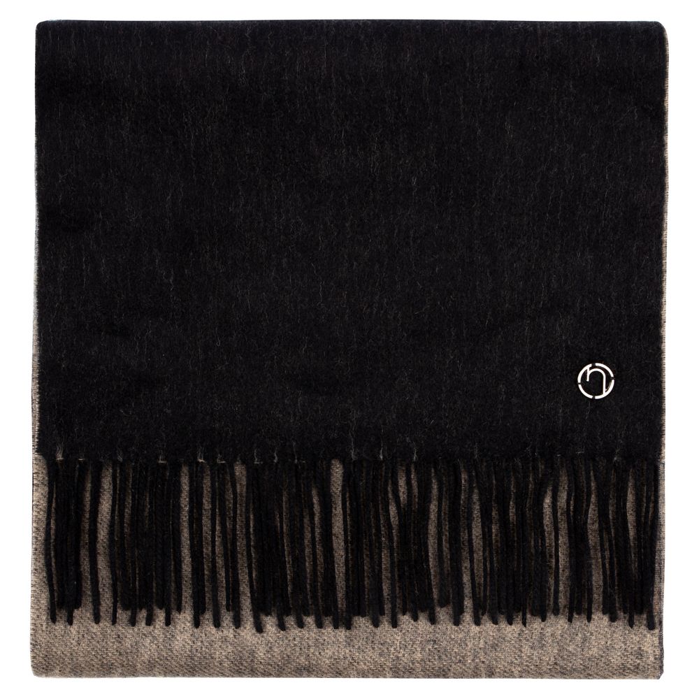 Палантин Charming, черный с бежевым — изображение 3