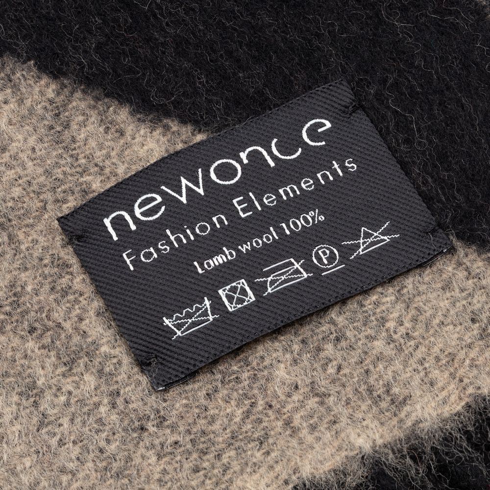 Шарф Charming, черный с бежевым — изображение 8