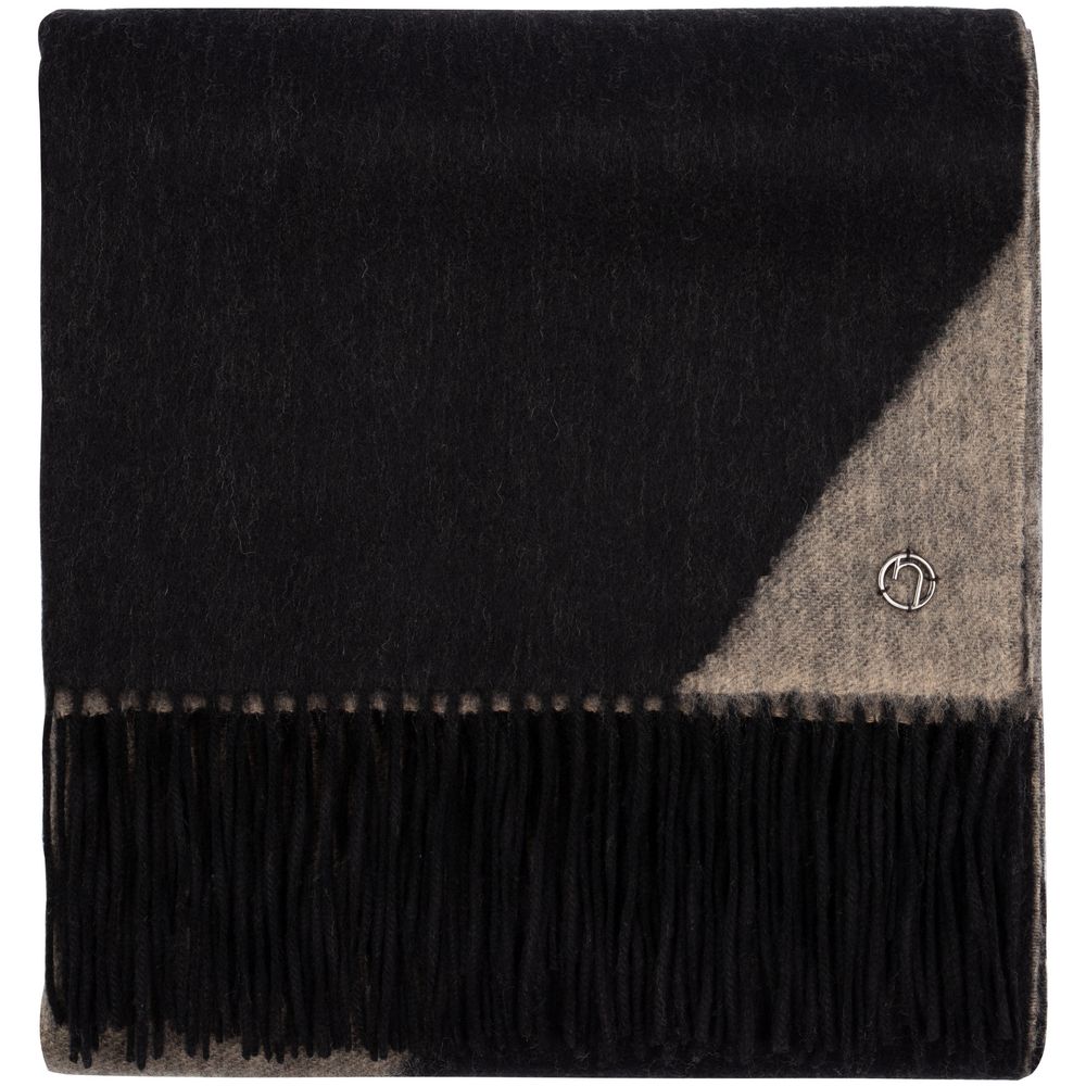 Палантин Charming, черный с бежевым — изображение 5