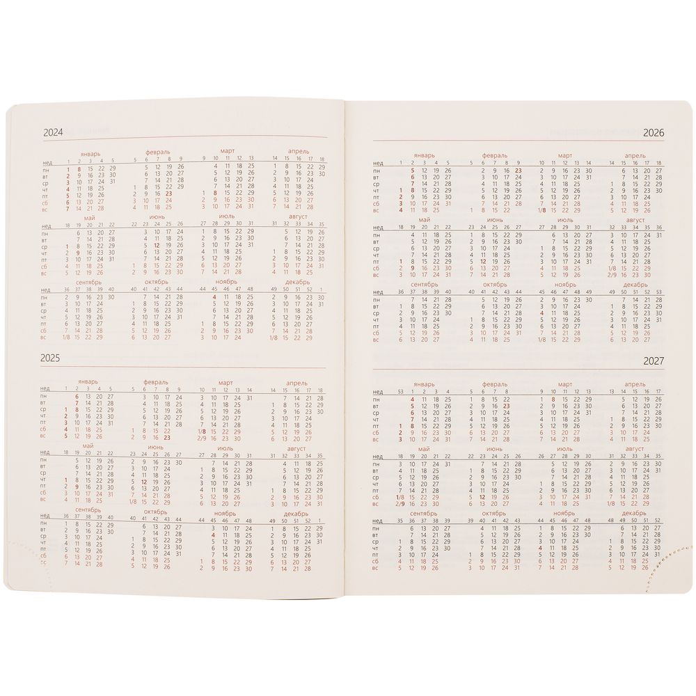 Ежедневник Capital, недатированный, серый — изображение 8