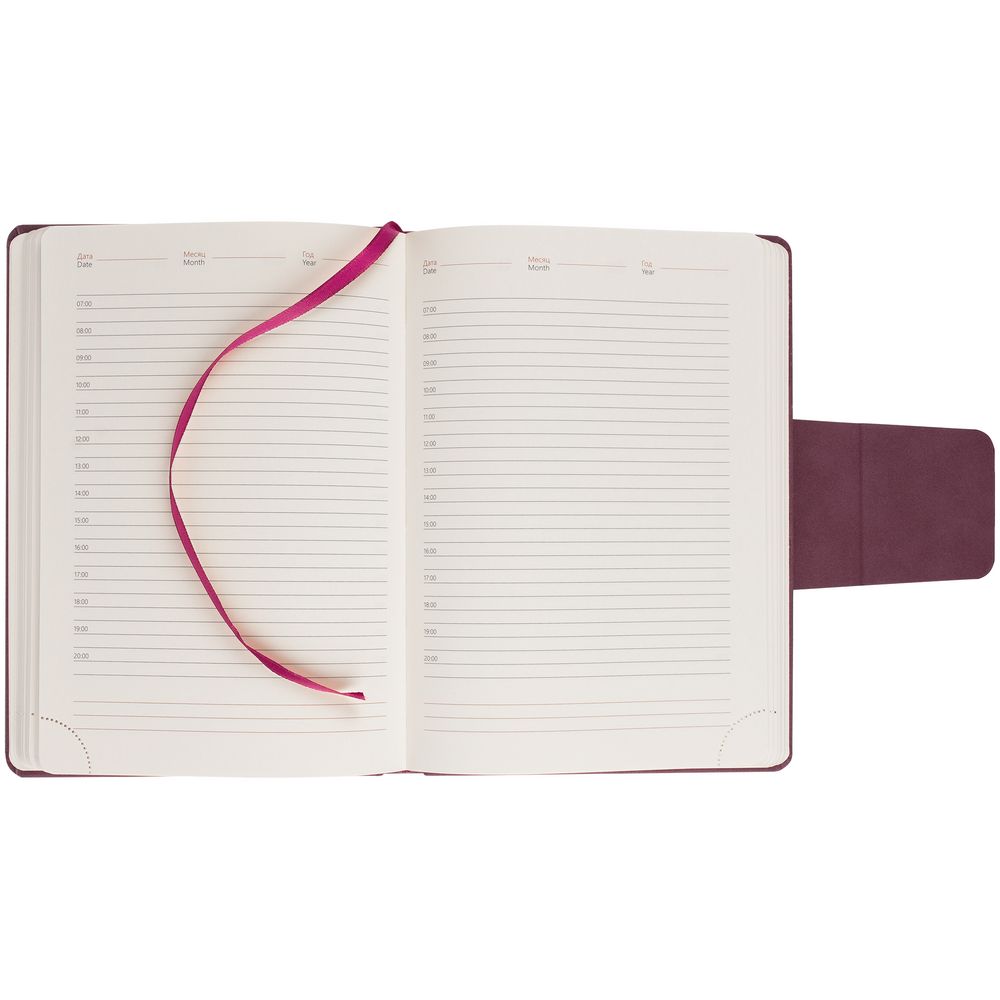 Ежедневник Capital, недатированный, бордовый — изображение 6