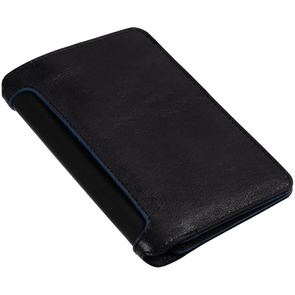 Автобумажник Arrival, черный с синим — изображение 3