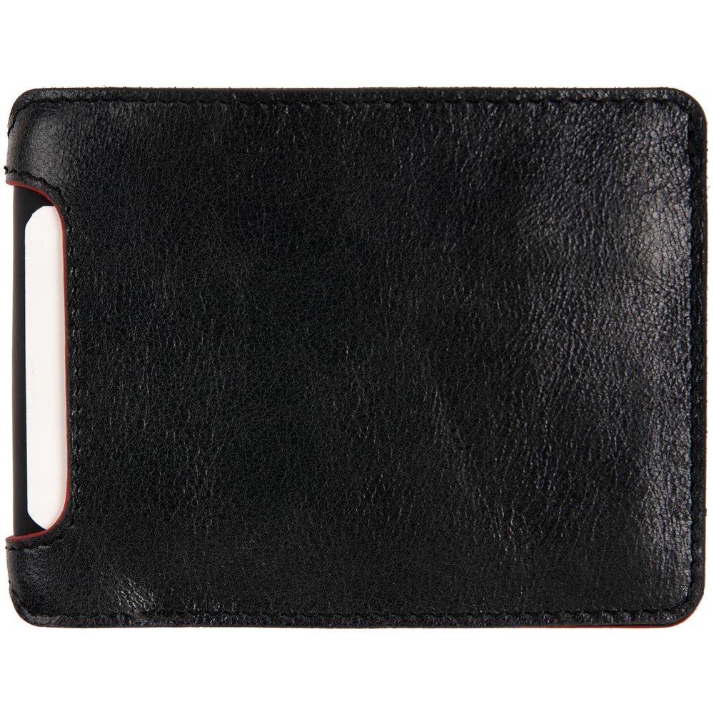 Портмоне Arrival, черное с красным — изображение 8