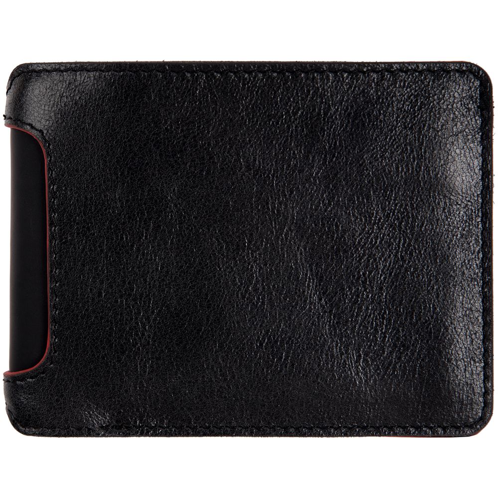 Портмоне Arrival, черное с красным — изображение 4