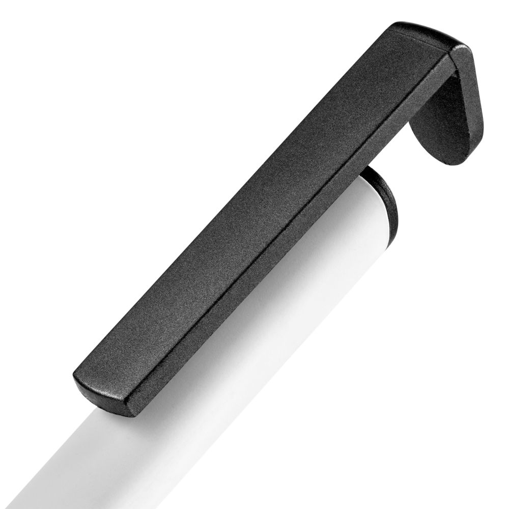 Ручка шариковая Standic с подставкой для телефона, белая — изображение 6