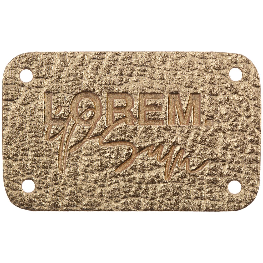 Лейбл Corolla Metal, S, золотой — изображение 5