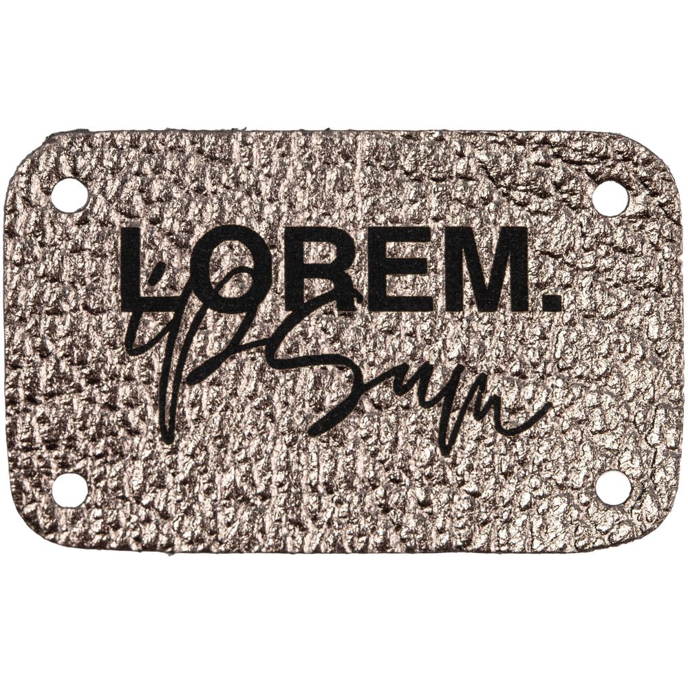 Лейбл Corolla Metal, S, бронзовый — изображение 4