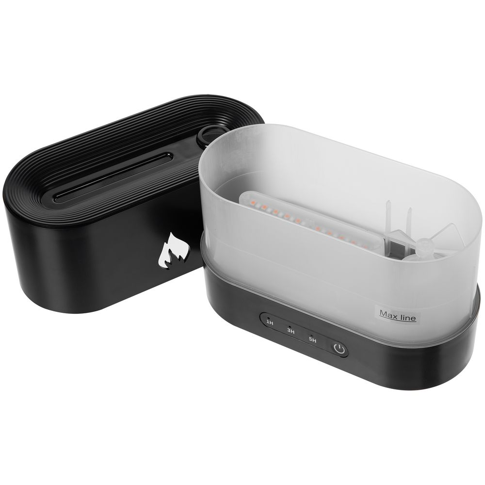 Увлажнитель-ароматизатор с имитацией пламени Fuego, черный — изображение 10