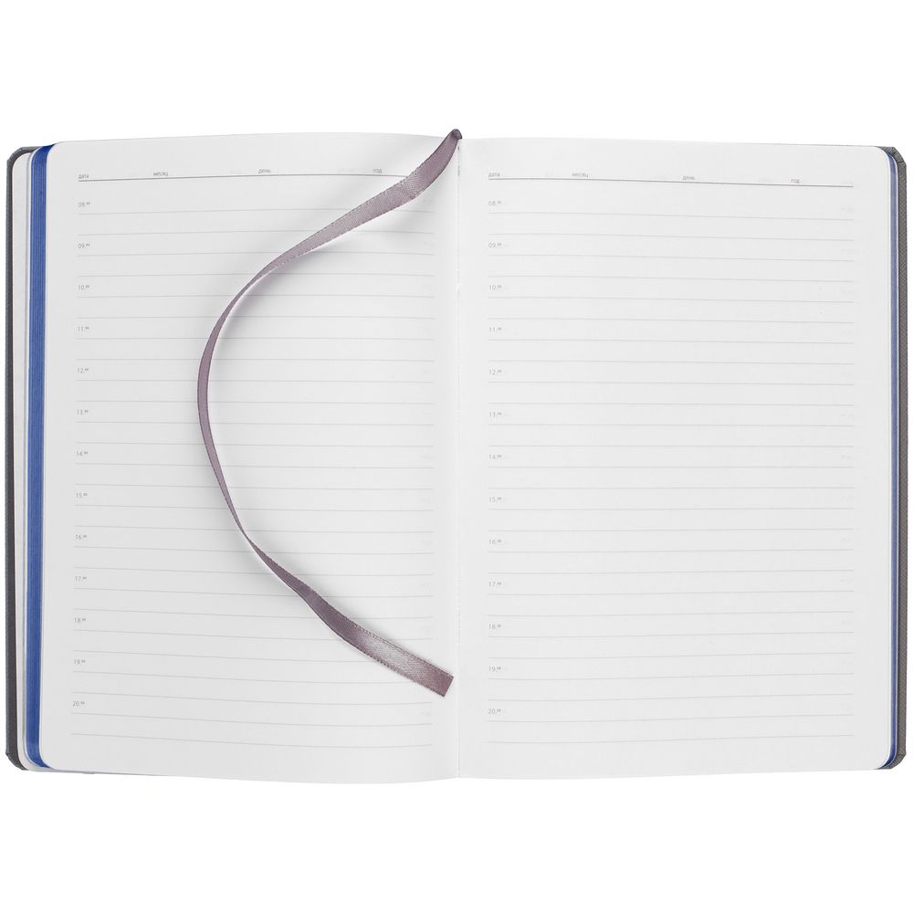 Ежедневник Rubikon на заказ, недатированный серо-синий — изображение 8