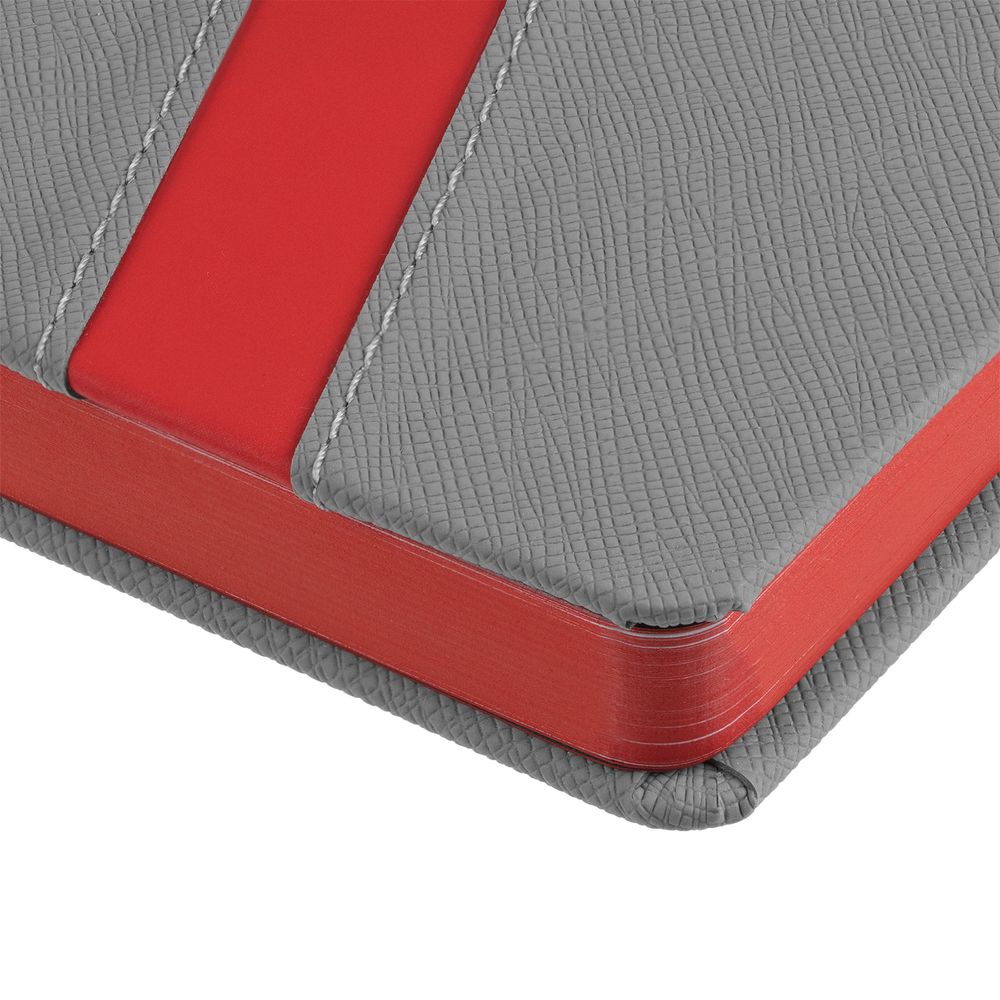 Ежедневник Rubikon на заказ, недатированный серо-красный — изображение 7