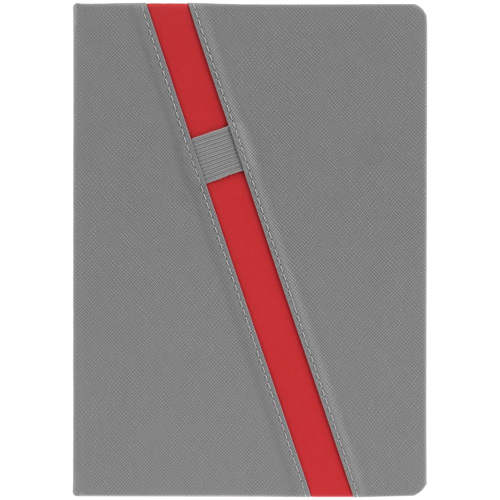 Ежедневник Rubikon на заказ, недатированный серо-красный — изображение 4