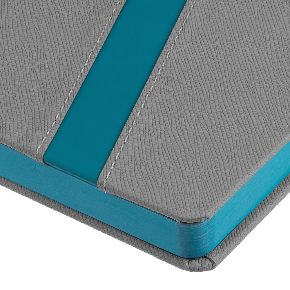 Ежедневник Rubikon на заказ, недатированный серо-бирюзовый — изображение 6