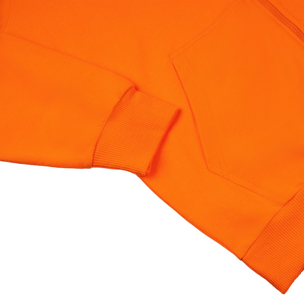 Толстовка на молнии с капюшоном Siverga 2.0, оранжевая — изображение 4